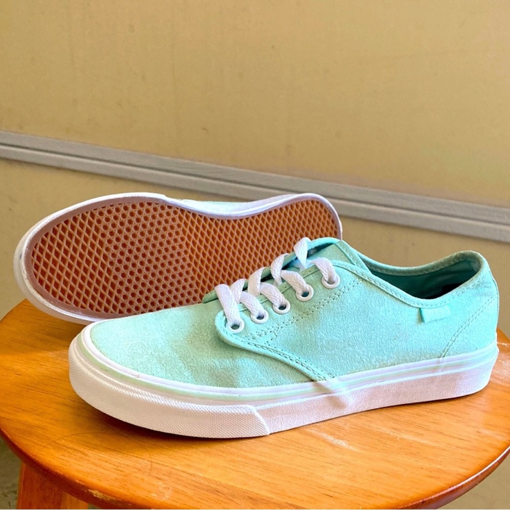 Vans Camden Stripe Henna Mint Size 7.5 Women